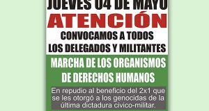 ATE marcha may04 ddhh afiche