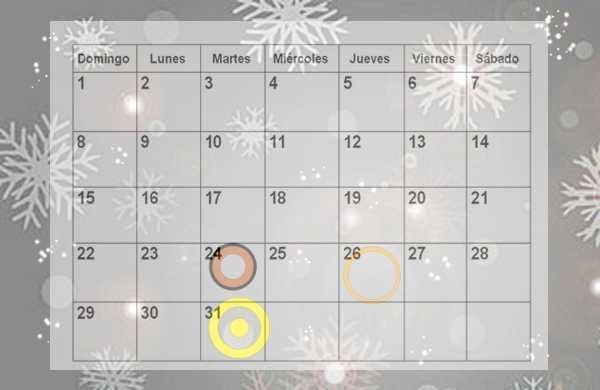 feriados navidad