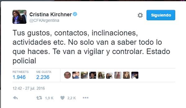 CFK tuit anses