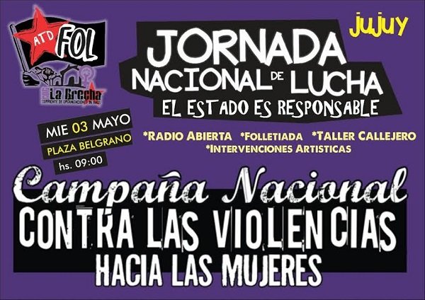 ni una menos jornada