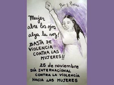 violencia mujer pan y rosas