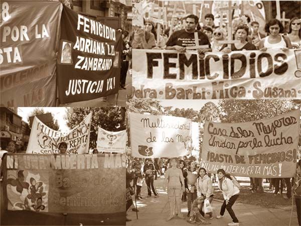femicidio collage