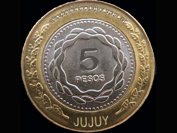 moneda de 5 pesos jujuy