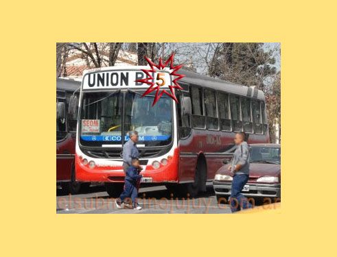 colectivo union bus 5 pesos