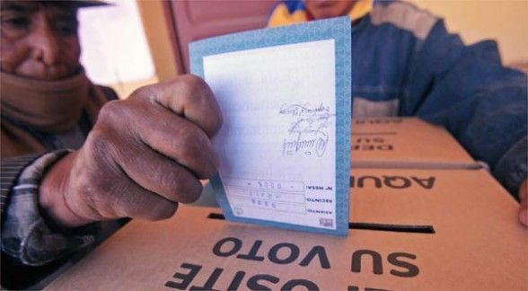 bolivia voto-urna