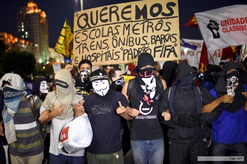 brasil protesta mundial